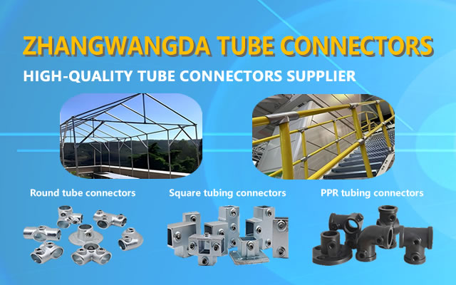 Aluminum tubing connectors|Square tubing connectors|Round tube connectors